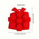 Karácsonyi témájú szilikon sütőforma - Kreatív ajándék alakú formák