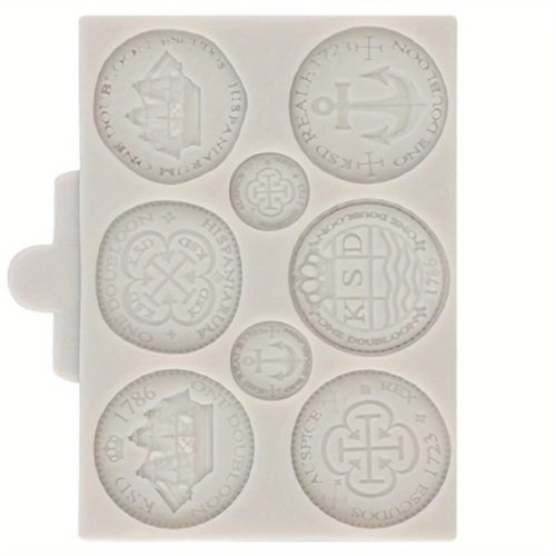 Szilikon kincses érme formák sütéshez