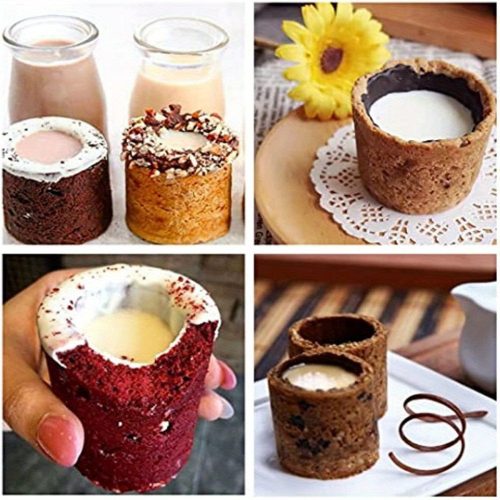 6 lyukú szilikon tortaforma sütéshez, 3D kerek alakú habos tortaformák