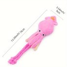 Csipogó polip plüss kutyajáték