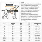 1 db egyszínű vastagított téli kabát kutyáknak