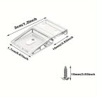 10db Öntapadó Csavaros Bilincs, 10 Mm-es LED Fénycsíkos Kábelköteg Rögzítőhöz