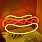 Hot Dog Fali LED neon éjszakai lámpa