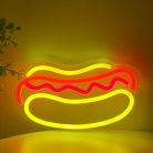 Hot Dog Fali LED neon éjszakai lámpa