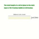 3db - Színes, sötétben világító szalag, öntapadós fluoreszkáló ragasztó