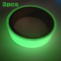   3db - Színes, sötétben világító szalag, öntapadós fluoreszkáló ragasztó