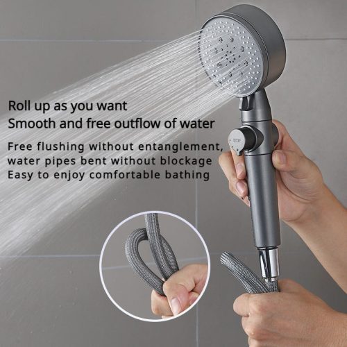 Rugalmas és Tartós Nylon Fonott Zuhanytömlő