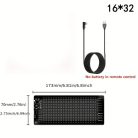 Többnyelvű Autó LED Matricás Pixel Panel (1 kijelző + 1kábel )