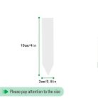 100 db vízálló növény jelölő fehér műanyagból