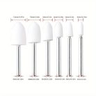 12 darabos gyapjú filc polírozó készlet mandrellel