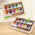 Fa Színválogató Labirintus és Számoló Puzzle