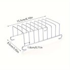 rozsdamentes acélból készült légkeverős sütőrács kiegészítő