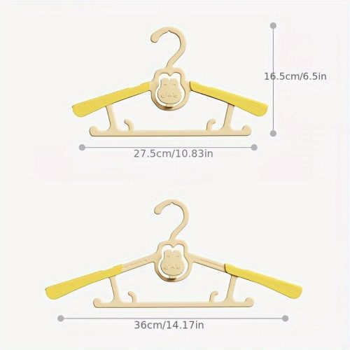 5db Állítható és Egymásra Rakható Ruhaakasztó