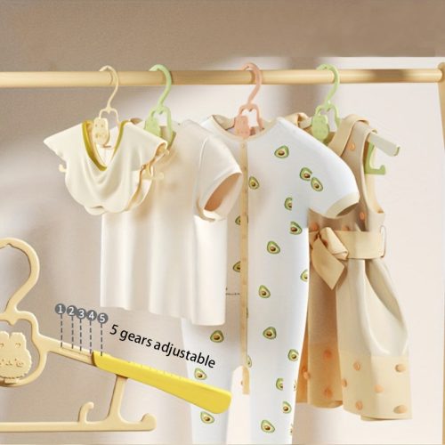 5db Állítható és Egymásra Rakható Ruhaakasztó