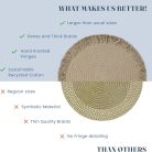 Elegáns Egyszínű Papír Asztali Alátét