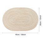 6db Extra Nagy Ovális Tányéralátét