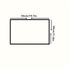 6db Amerikai Retro Egyszerű Tányéralátét