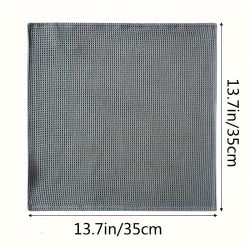 4db Gofri Szövésű Konyharuha, 34.8cm Négyzet - Ultra Nedvszívó Pamut Konyharuha