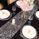 12db Ezüst-arany színű Eldobható Tányéralátét