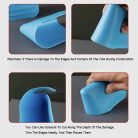 Nagy hatékonyságú csempefugázó szerszám