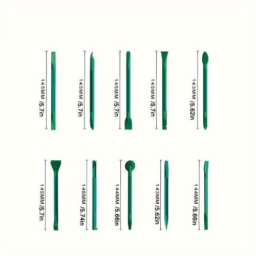 10 db-os műanyag feszítő szerszámkészlet elektronikához