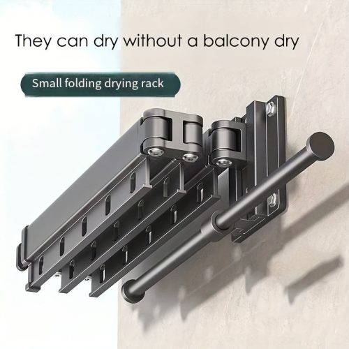 Alumínium ötvözet összecsukható szárítóállvány horogokkal