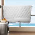 Alumínium ötvözet összecsukható szárítóállvány horogokkal