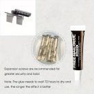 Alumínium ötvözet összecsukható szárítóállvány horogokkal