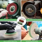 3 darabos többfelületű polírozó viasz készlet