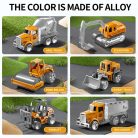 Öntött Acél Építőipari Jármű Játékkészlet Játékszőnyeggel