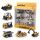 6 darabos öntött építőipari jármű játékkészlet