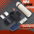 Mágneses edzőtáska, mobiltelefon tartóval és 4 mágnessel