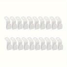 20 db divatos műanyag ruhaakasztó összekötő