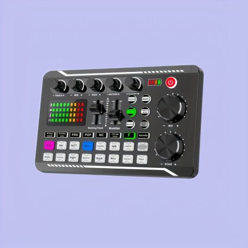 LED hangkeverő pult – multi-effekt audio vezérlés hangerővel, basszussal, track módokkal