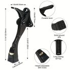 Polírozott fém ajtóütköző állítható magassággal