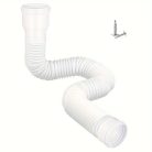 1db Kerek lefolyó hosszabbító, teleszkópos esővíz lefolyócső