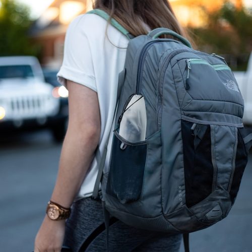 Vízálló, matt ,áttetsző esernyőtároló táska zsinórral