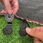 50db Fekete Árnyékoló Háló Klip