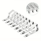 8 db Nehézterhelésű Rozsdamentes Acél Asztalterítőkapocs