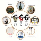 Fa Hintaszíj Akasztókészlet, Kültéri Hintatartozékok