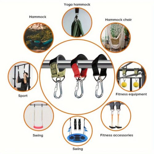 Fa Hintaszíj Akasztókészlet, Kültéri Hintatartozékok