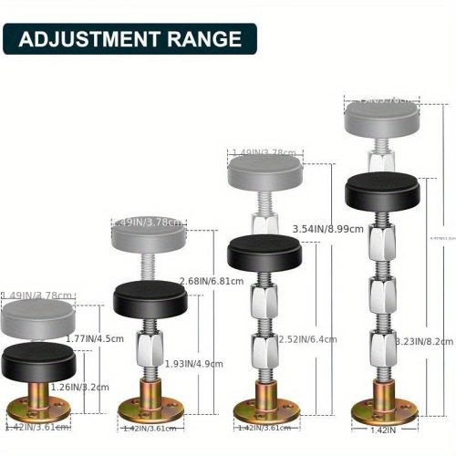 Fejtámla falrögzítő, állítható vas ágykeret rögzítő eszköz