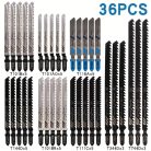 36 darab magas széntartalmú acél fűrészlap, alkalmas fa, műanyag és fém vágására.