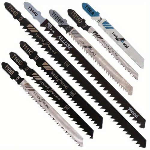 36 darab magas széntartalmú acél fűrészlap, alkalmas fa, műanyag és fém vágására.
