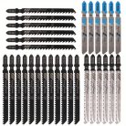 30 db különböző fűrész penge - magas széntartalmú acél, fekete és kék fogantyú