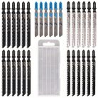 30 db különböző fűrész penge - magas széntartalmú acél, fekete és kék fogantyú