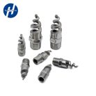 Rozsdamentes acél férfi menetes kúpos spirális permetező fúvóka