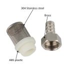 8–20 mm tömlőszűrő – Rozsdamentes acél hálós szűrő, öntözéshez, autómosáshoz, akváriumhoz, vízszivattyú szűréshez.