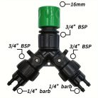 Kerti csepegtető öntöző csap adapter 4-utas elosztó
