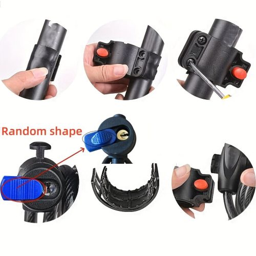 Ultrabiztonságos rozsdamentes acél kerékpár lakat